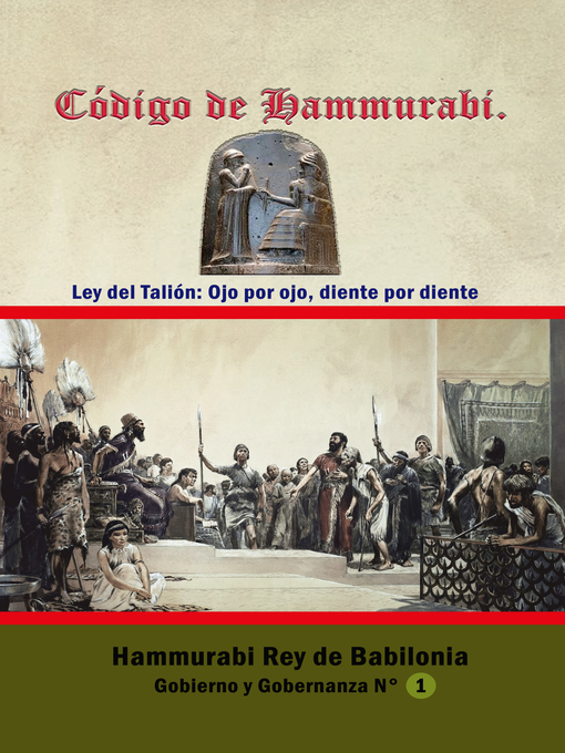Title details for Código de Hammurabi by Hammurabi Rey de Babilonia - Available